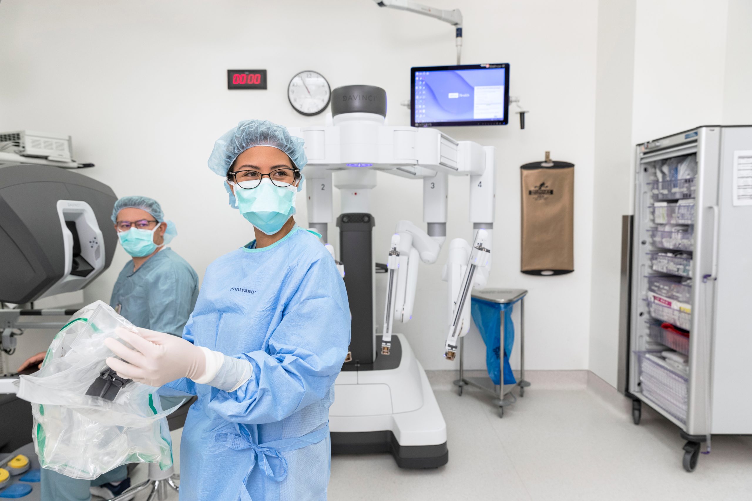 Surgical team in operating room